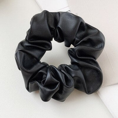 PU leather Hair Tie Ring